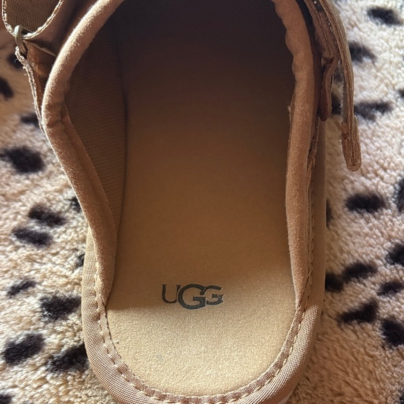 UGG Tan Suede Mules - Picture 2 of 6